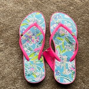 NWT Lilly Pulitzer Pool Flip flop size 7/8